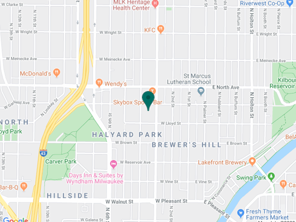 Greater Milwaukee Foundation Google map location