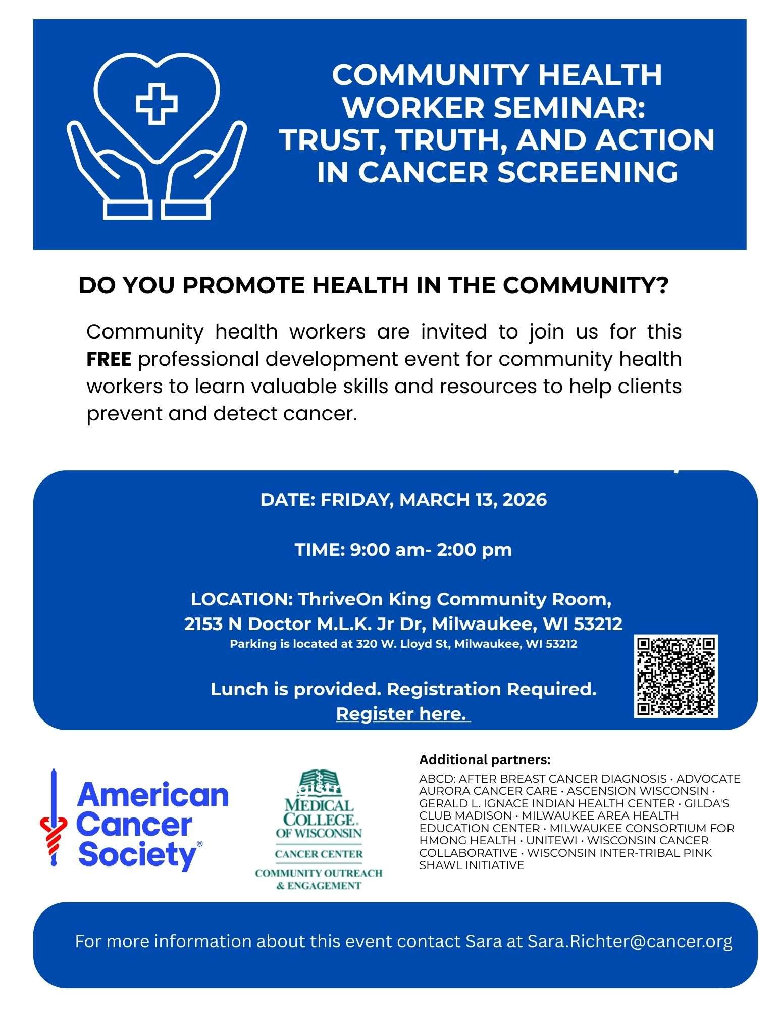 Community Health Worker Seminar March 13 2026